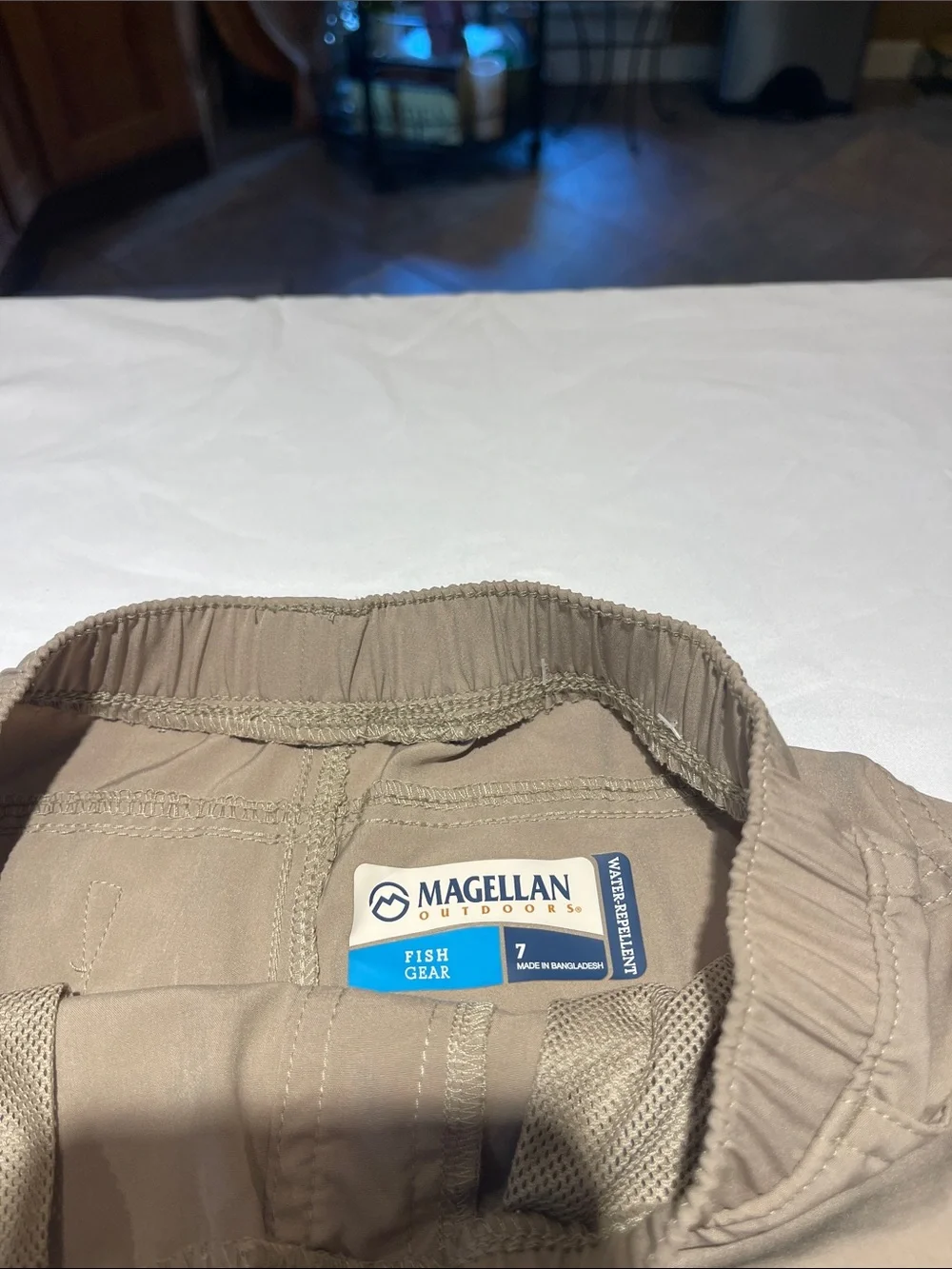 Magellan Outdoors Tan Elastic Waist Fishing Pants - Picture 2 of 6